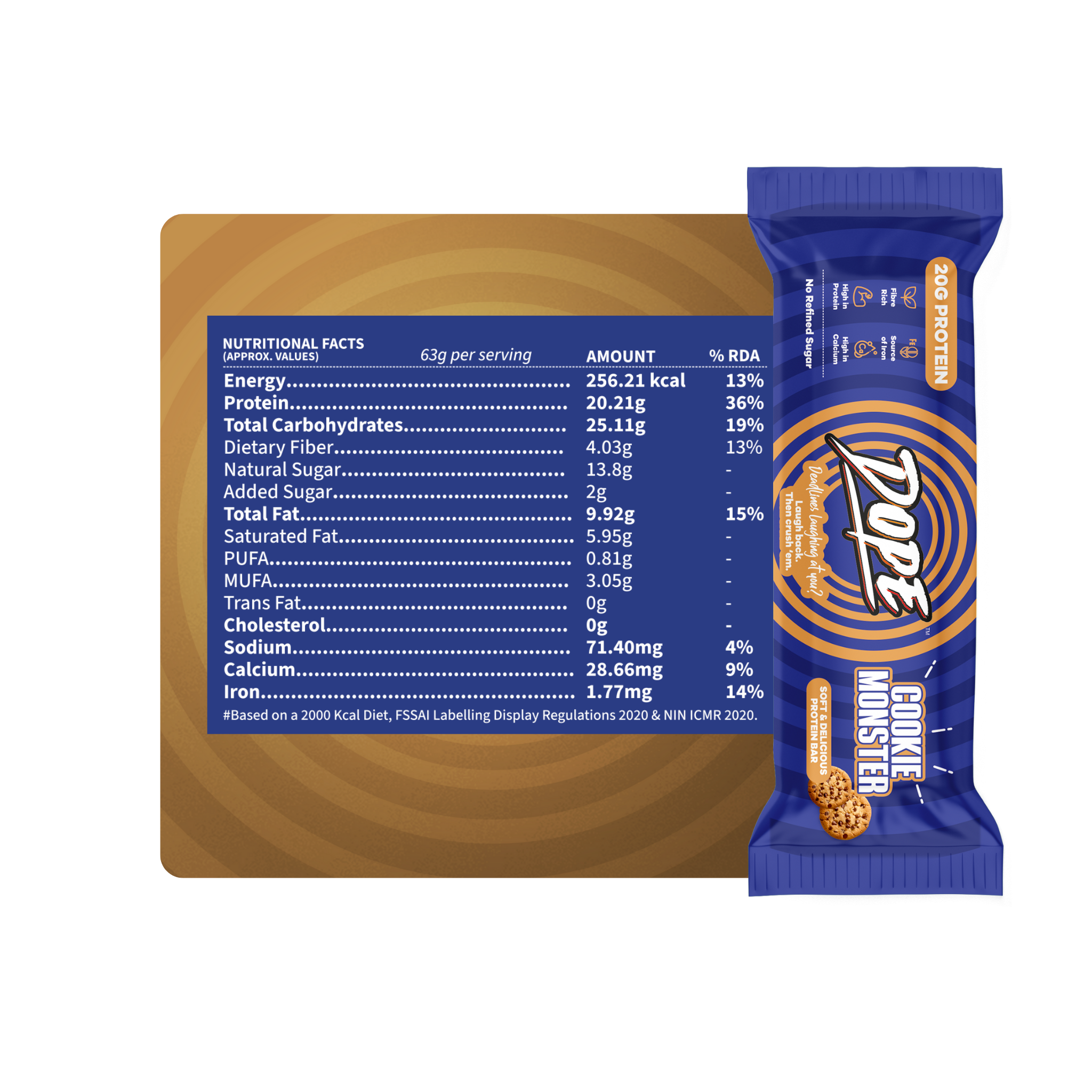 Cookie Monster 20g Protein Bar